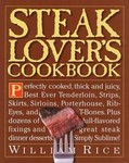 Steak Lover's Cookbook by William Rice (1997, Hardcover)