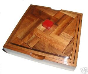  Puzzles &gt; See more Impossible Square - Wooden Puzzle Brain Teaser