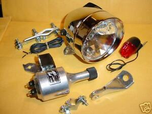 bicycle generator light set