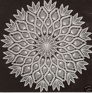 Free doily crochet patterns and vintage doilies.