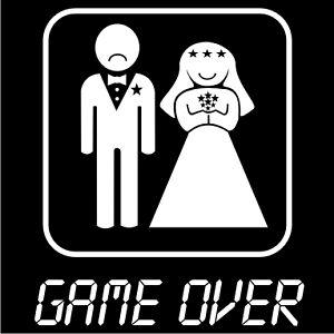 Details about Game Over - Funny Stag Wedding T shirt (Blk,whi 664)