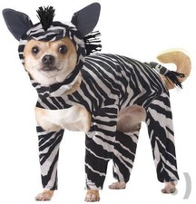 NEW Animal Planet PET20100 Zebra Dog Costume, Small