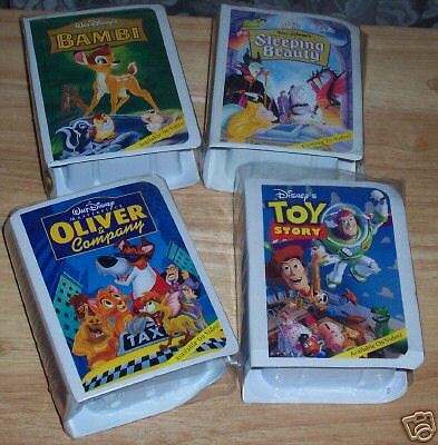 LOT /4 1992 DISNEY COLLECTION MOVIE FIGURINES  