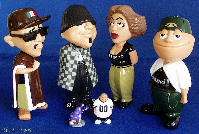 BOBBLE HEAD homies complete set of new, 6 figures  