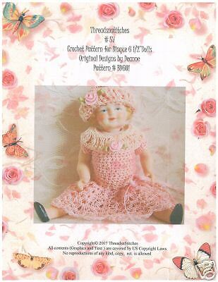 #57 Crochet Pattern BD601 for Bisque 6 1/2 "