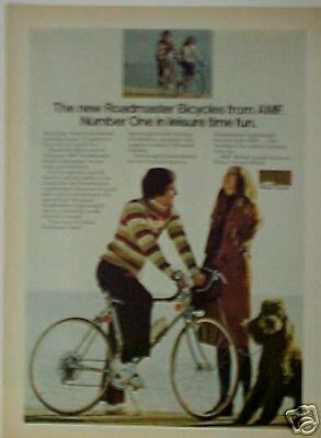 1974 AMF Roadmaster 10 Speed Bicycles/Bike Dog Print AD  