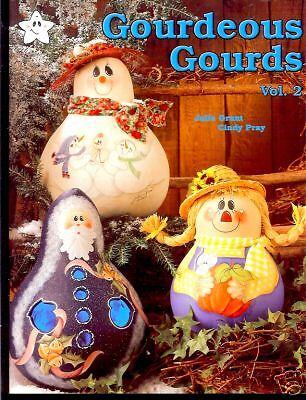 JULIE GRANT GOURDEOUS GOURDS 2 PAINT BOOK  BRAND NEW  