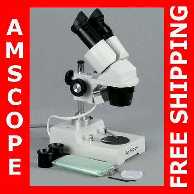 NEW SHARP STEREO MICROSCOPE 10X 20X 30X 60X 013964504019  