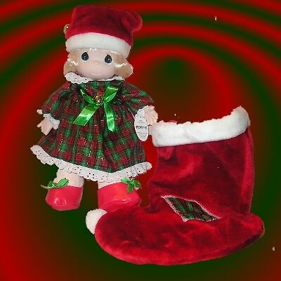 Precious Moments 1997 Jingles Xmas Stocking Doll NIB  