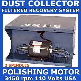 JEWELRY POLISHING BUFFING MOTOR DUST COLLECTOR TABLETOP  