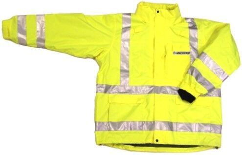 ANSI CLASS 3 SAFETY 3 in 1 JACKET LIME 28 5966 2XL  