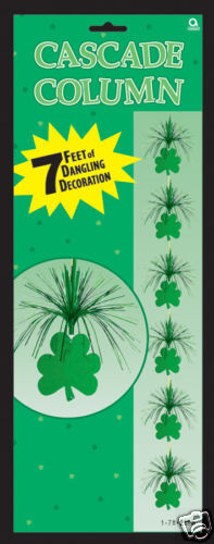 7ft Green St. Patricks Day Cascade Column Decoration  