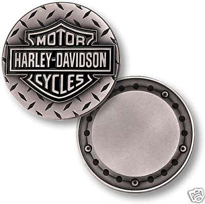 HARLEY DAVIDSON DIAMOND PLATE STYLIZED DERBY COVER COIN  