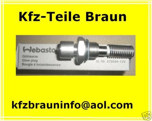 Webasto Glühkerze für Standheizung DBW 46 u. BBW 46 Neu