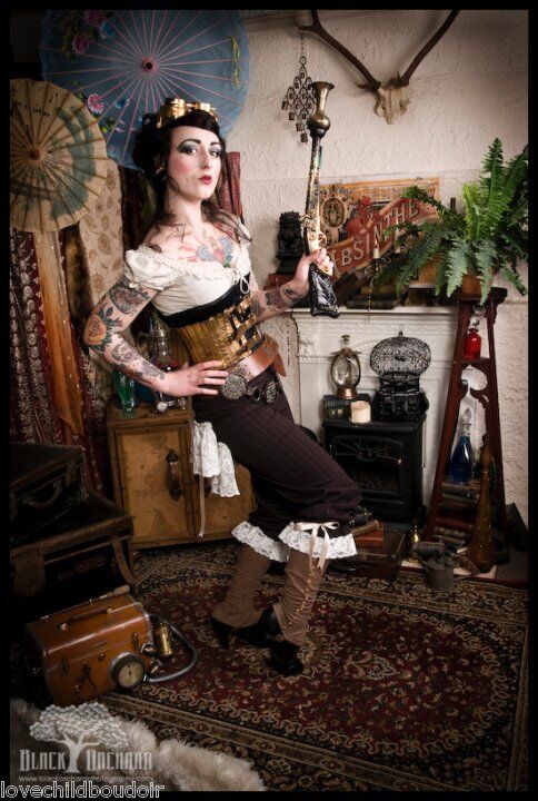 LADY GADGETEER GOTHIC BURLESQUE STEAMPUNK BREECHES  