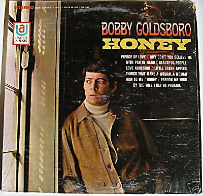 BOBBY GOLDSBORO 1968 Honey Vinyl LP Record  