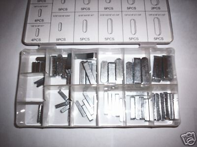 60pc MACHINERY KEY ASSORTMENT TRACTOR&FLYWHEEL REPAIR  