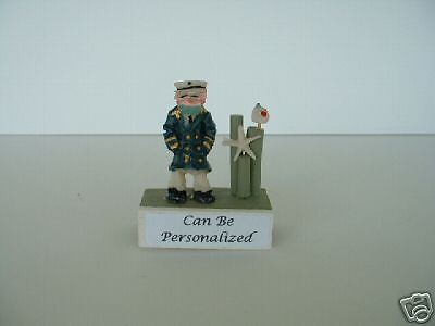 1155 Captain on Pier ~ Great w Dept 56 Nautical Display  