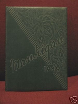 1949 MANHIGAN yearbook / Mansfield High School / OHIO  