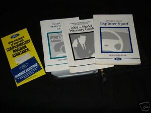2001 Ford explorer sport user manual #10