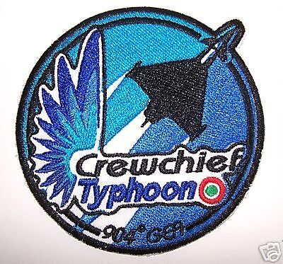 PATCH AERONAUTICA MILITARE TYPHOON CREW CHIEF 4° STORMO  