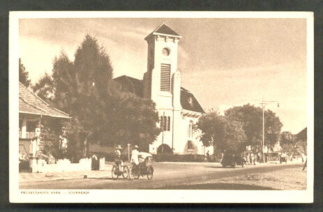 Soerabaja Protestant Church Java Indonesia 1950  