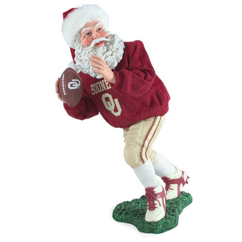 CLOTHTIQUE UNIVERSITY OF OKLAHOMA SOONER FOOTBALL SANTA  