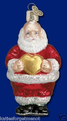 FROM SANTA W  LOVE OLD WORLD CHRISTMAS ORNAMENT 40046  