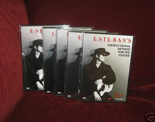 Esteban 5 DVD Set Guitar Instruction Method DVDs See Sample Video