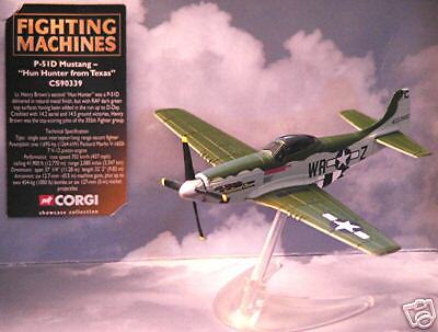 Corgi Lot 12 WWII Hun Hunter P 51 D Mustang P51 P 51  