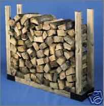 HY C Adjustable Steel Firewood Storage Rack System Lrk