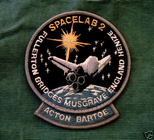 Space Shuttle Challenger SPACELAB2 STS 51F crew patch  