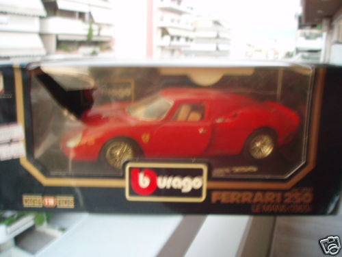 BBURAGO DIAMONDS 118 FERRARI 250 LEMANS 1965 1/18 NEW  