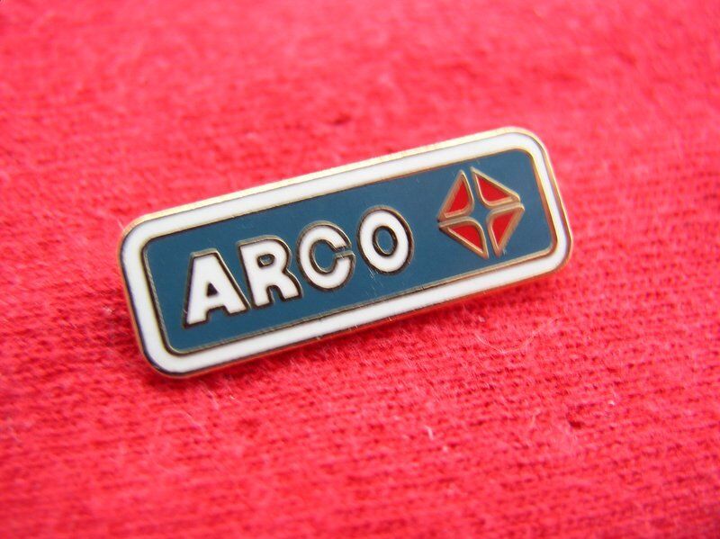 ARCO GAS ADVERTISING LOGO EMBLEM SHIRT LAPEL PIN NEATO  