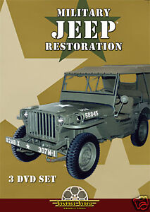 Wwii willys mb ford gpw jeep restoration 3 dvd video #9