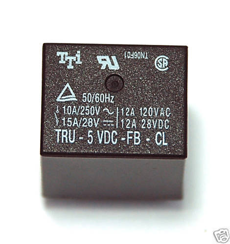 5pcs TTi TRU 5VDC FB CL Relay 1 Form C 5VDC Coil  