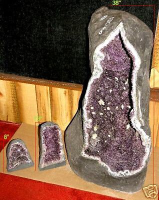 EXUISITE AMETHYST GEODE CATHEDRAL mineral BRAZIL  