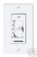 Emerson 4 Speed Fan Slide Control SW46W  