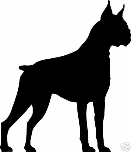 BOXER   Silhouette   METAL ART   DOG OF SOLID STEEL  