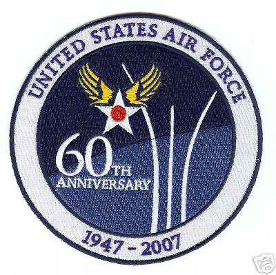 USAF 60th Anniversary Tribute Patch 12 SALE  