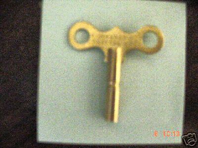 INGERHAM CLOCK KEY, LOGO, NEW . BRASS SIZE 6 3.6MM  