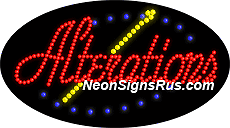 LED SIGN ALTERATIONS 27x15x124086 NEON OPEN CLEANERS  