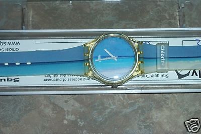 Swatch Watch  CHLORINE  NEW IN BOX VINTAGE MINT RARE  