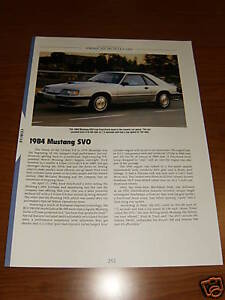 1984 Ford mustang turbo specs #5