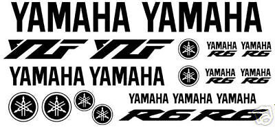 Yamaha 2003 YZF R6 Decals Graphics Stickers YZFR6  