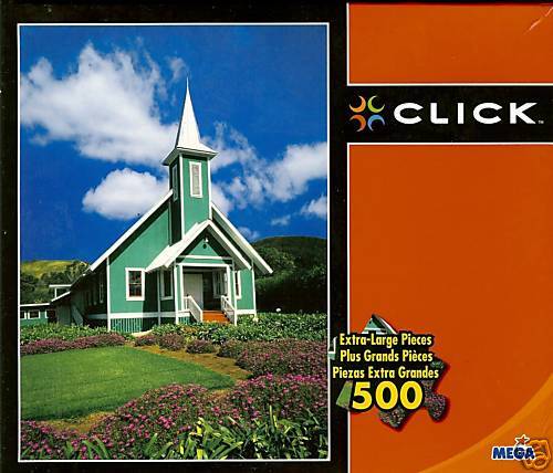 KE OLA MAU LOA CHURCH WAIMEA HAWAII 500P JIGSAW PUZZLE  