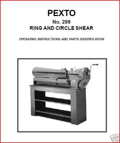 PEXTO No. 299 RING & CIRCLE SHEAR  