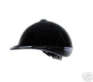 MONACO ASTM/SEI HORSEBACK RIDING HELMET VELVETEEN  