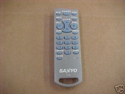 Sanyo FXTG TV Remote Control New Never Used  