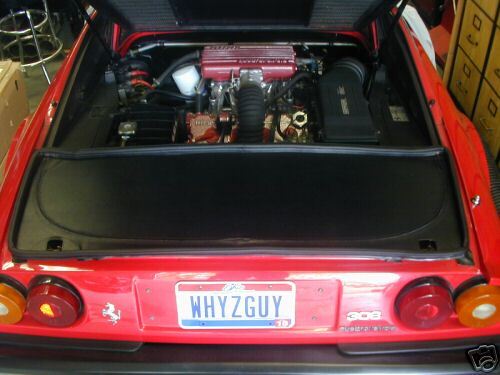 Ferrari 308 gtsi and similar trunk cover NEW BETTER ZIP  